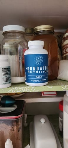 Customer photo review of Foundation Daily + Creatine Bundle