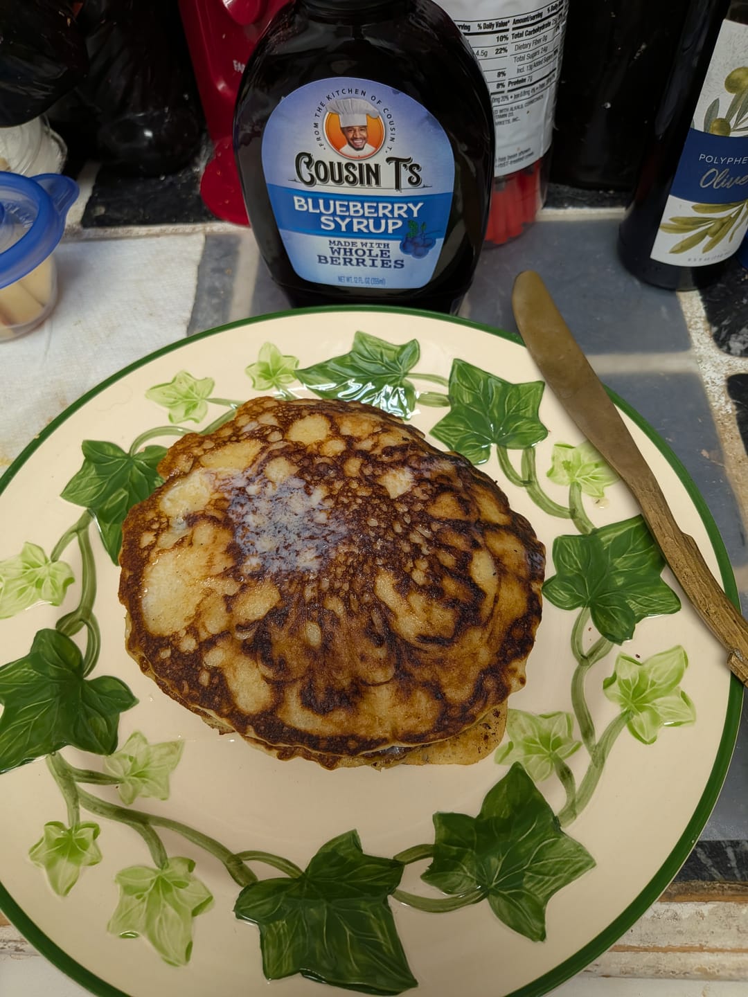 Customer photo review of Cousin T's 250th Anniversary Pancake & Waffle Mix (2 Pack)