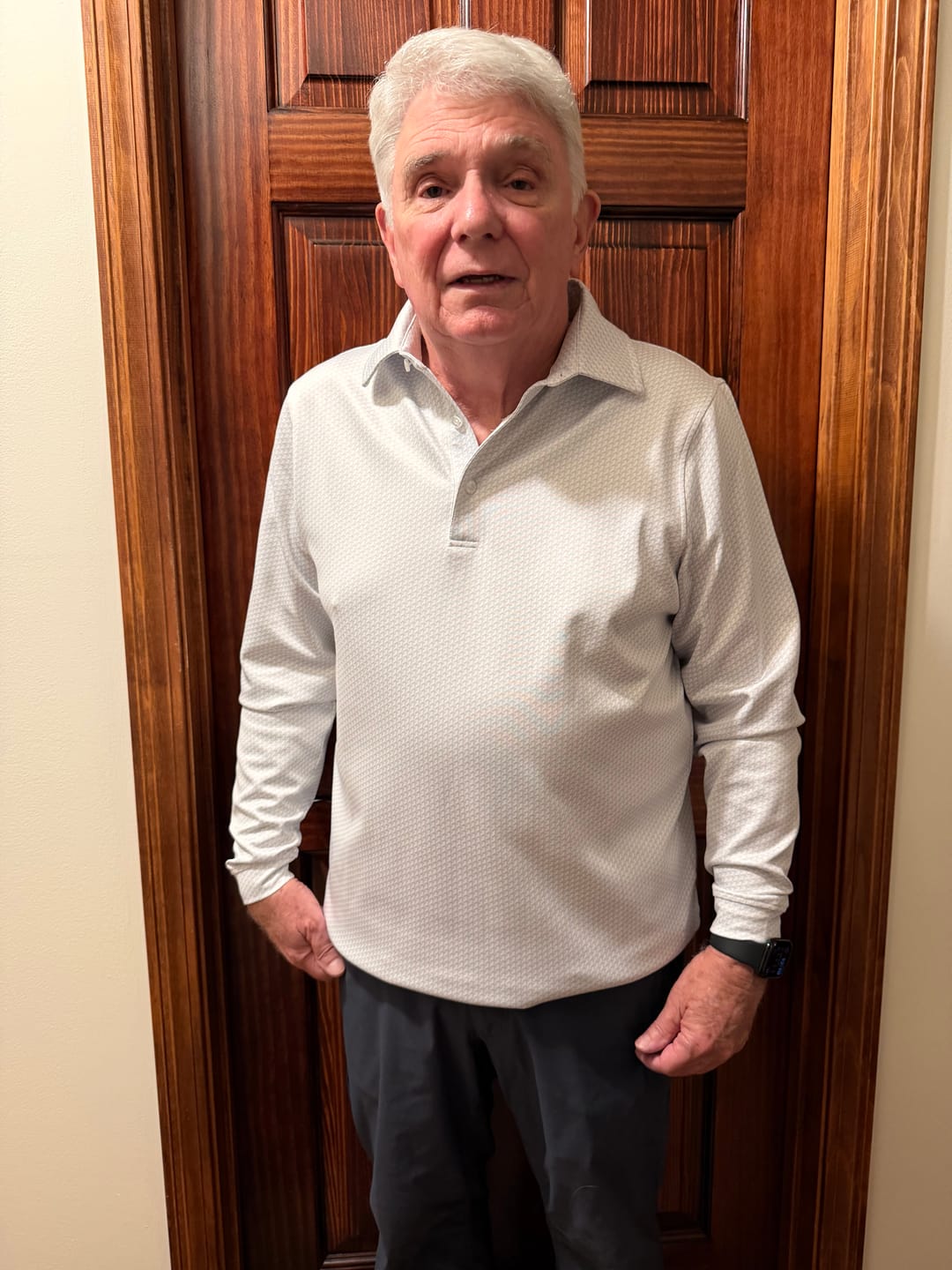 Customer photo review of Infinity Polo Long Sleeve
