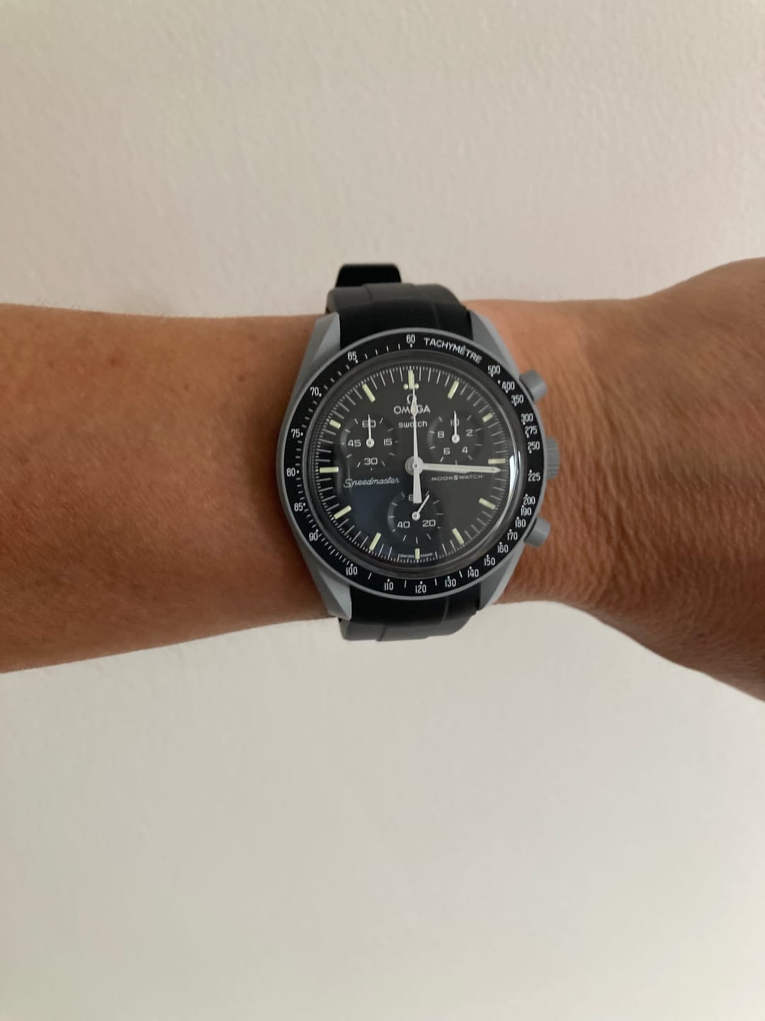 Customer photo review of Rubber Strap for Omega X Swatch MoonSwatch Mission to Mercury