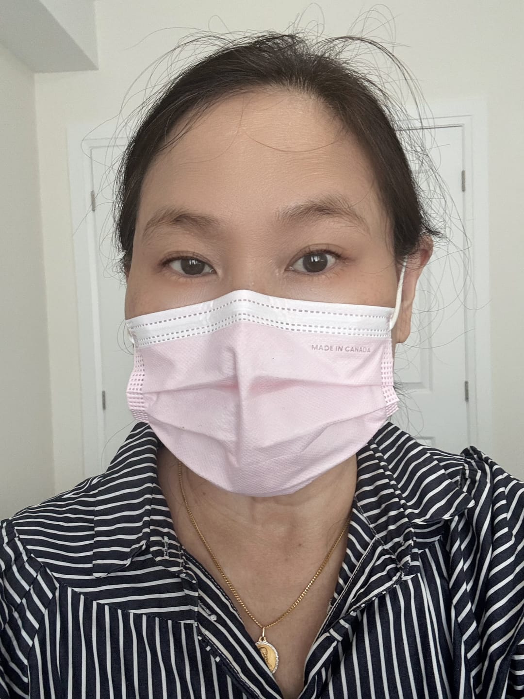 Customer photo review of ASTM Level 3 Medical Procedure Face Mask Made in Canada