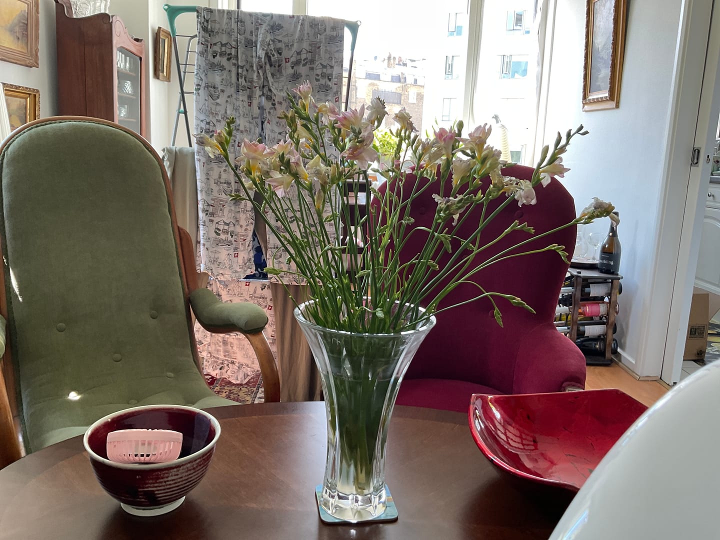 Customer photo review of Light Pink Guernsey Long Stem Freesia Flowers
