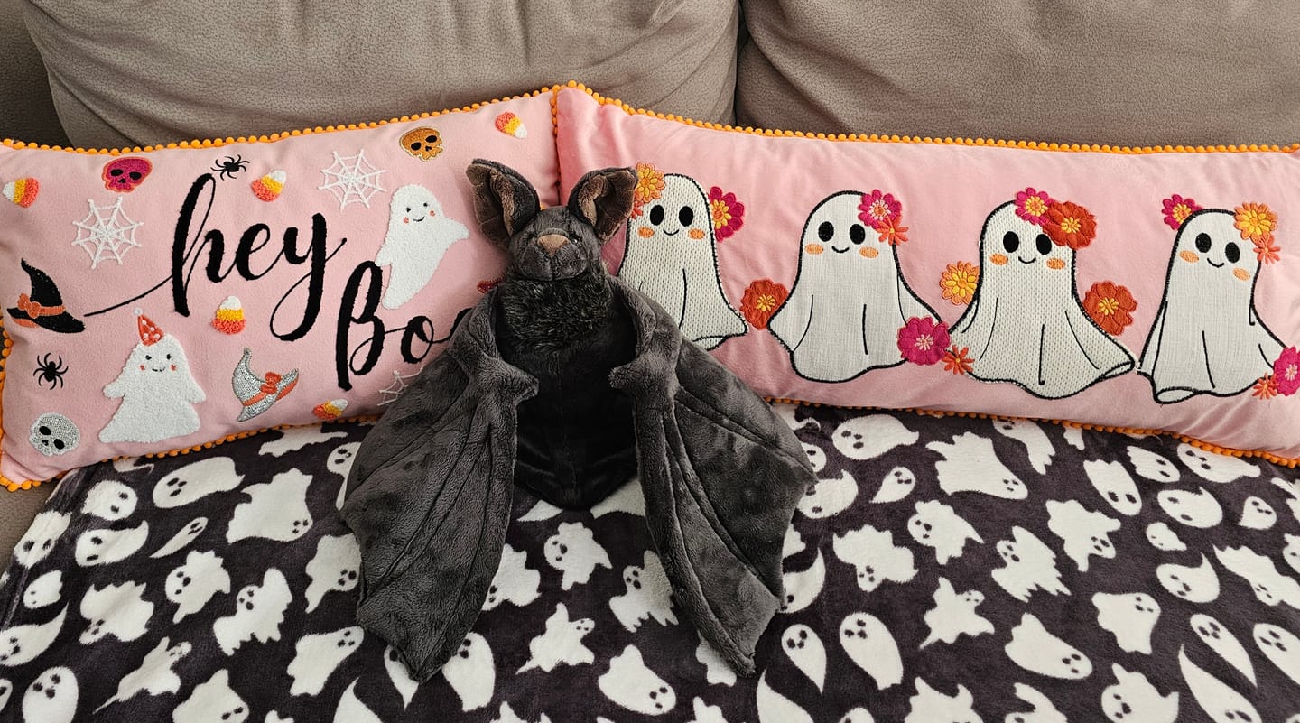 Customer photo review of Summerween Dekokissen Set mit Geistern in Rosa – 2-teilig (limitiert)