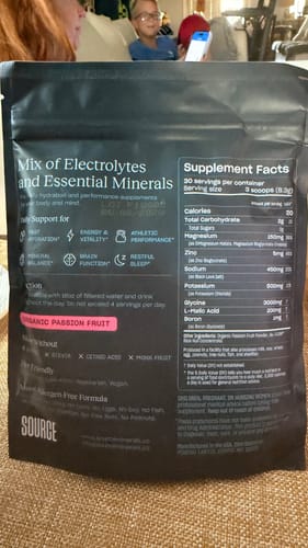 Customer photo review of Essential Mineral Mix Passion Fruit