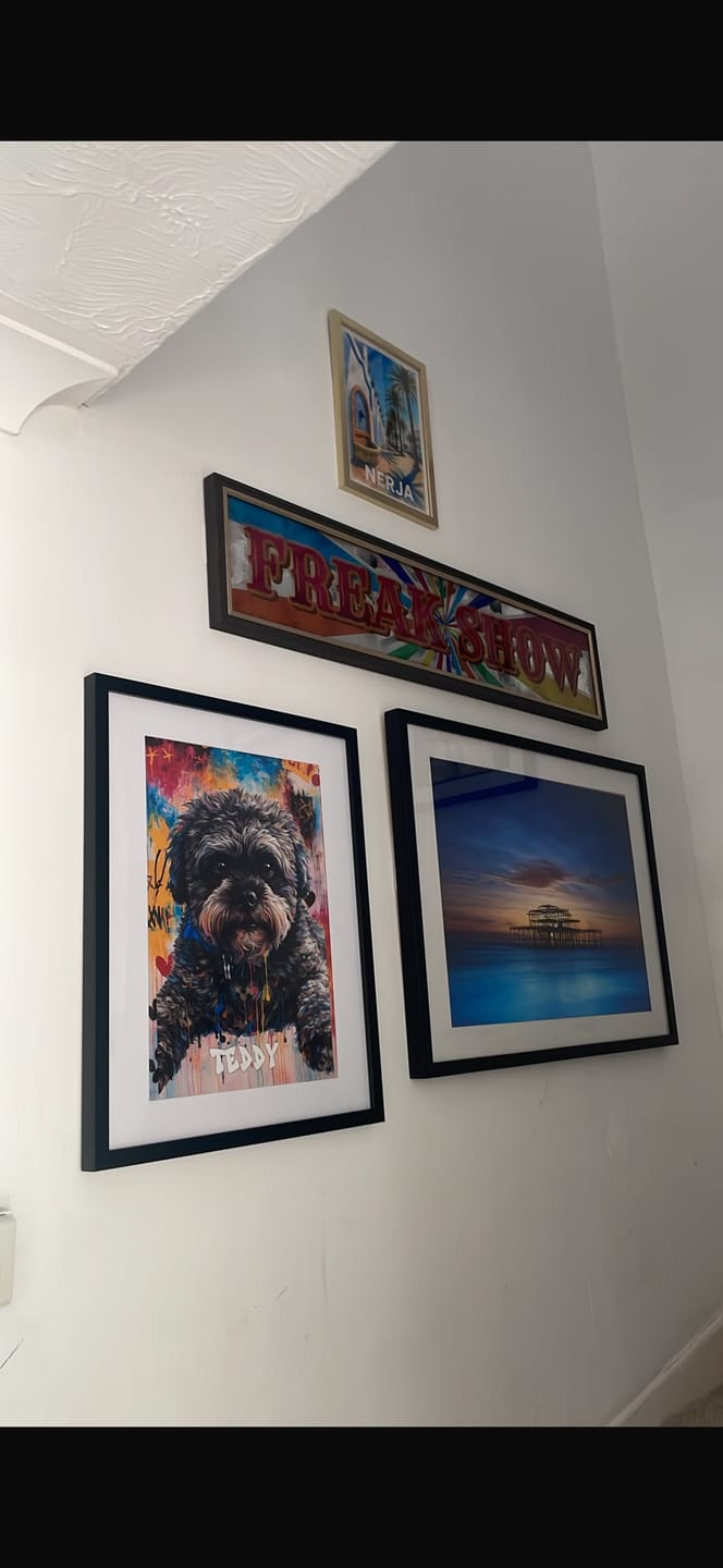 Customer photo review of Graffiti -  Personalised Poster