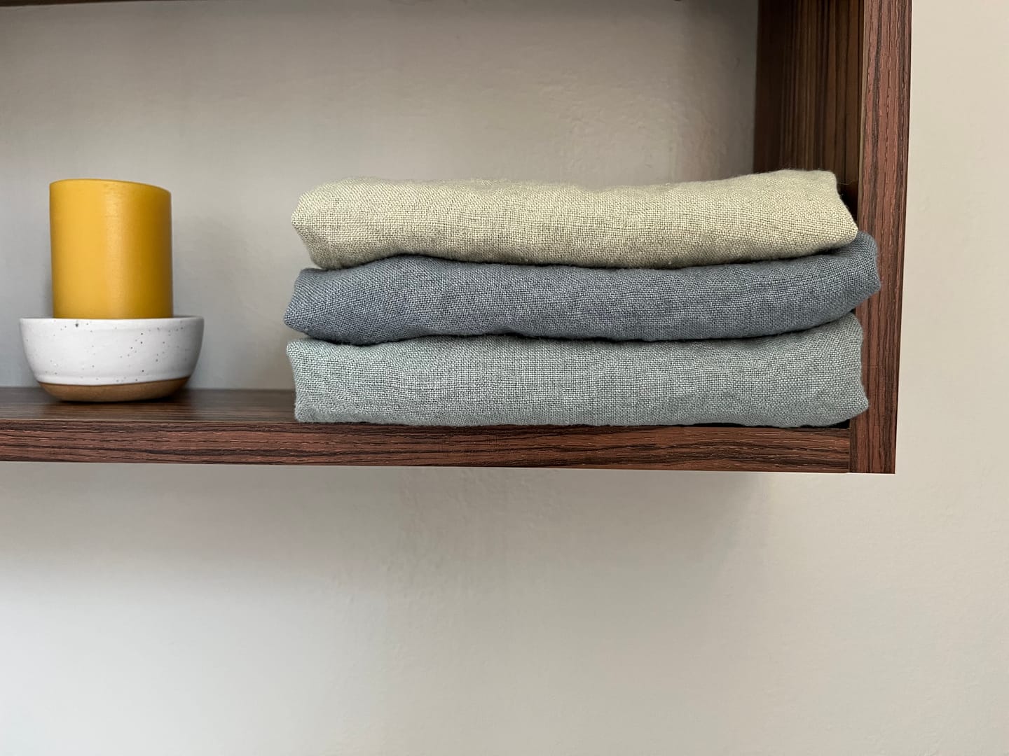 Customer photo review of Green Milieu Linen Kitchen Towel