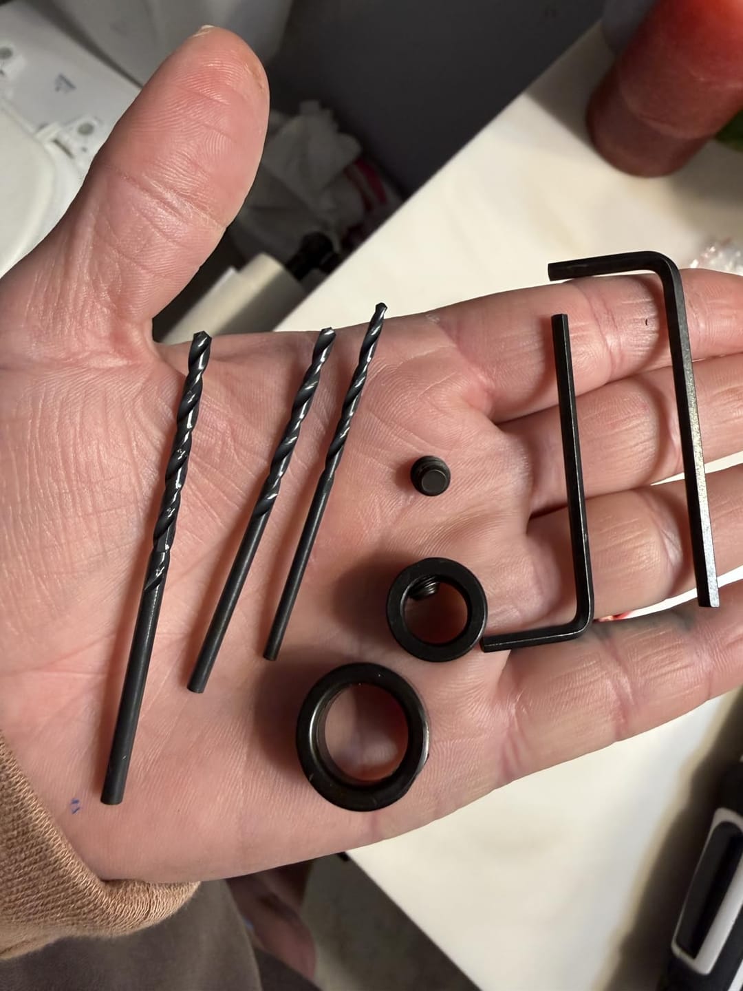Customer photo review of EZARC 22PCS Countersink Drill Bit & Wood Plug Cutter Set (1/4" Hex Shank)