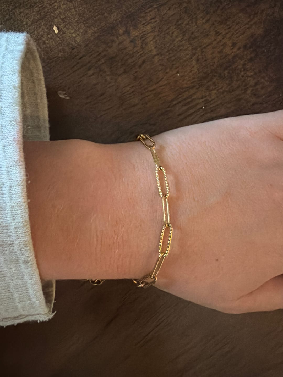 Customer photo review of FREE Gift Today Only - 14k Bracelet