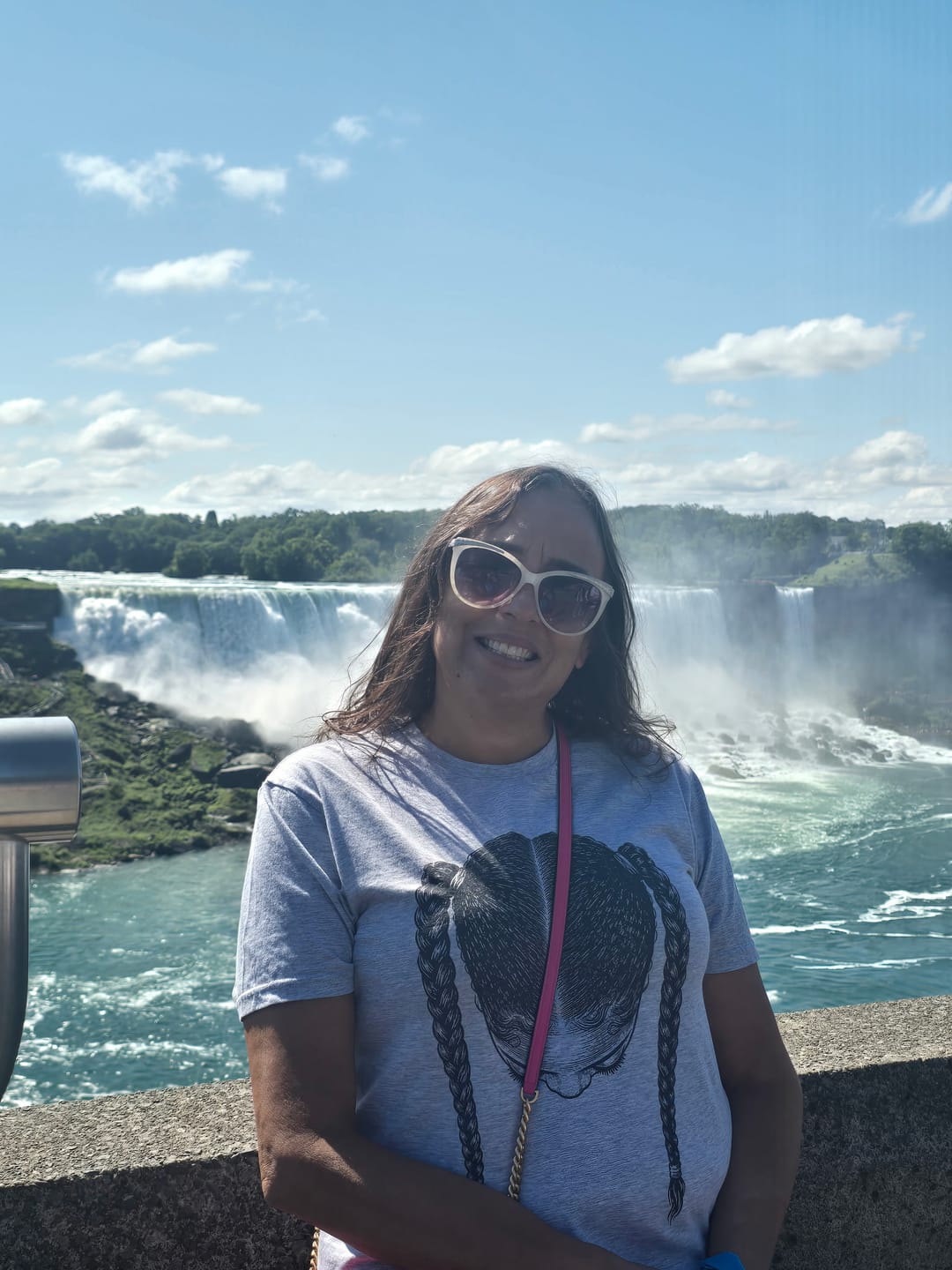 Customer photo review of Parted Ponytails Tee