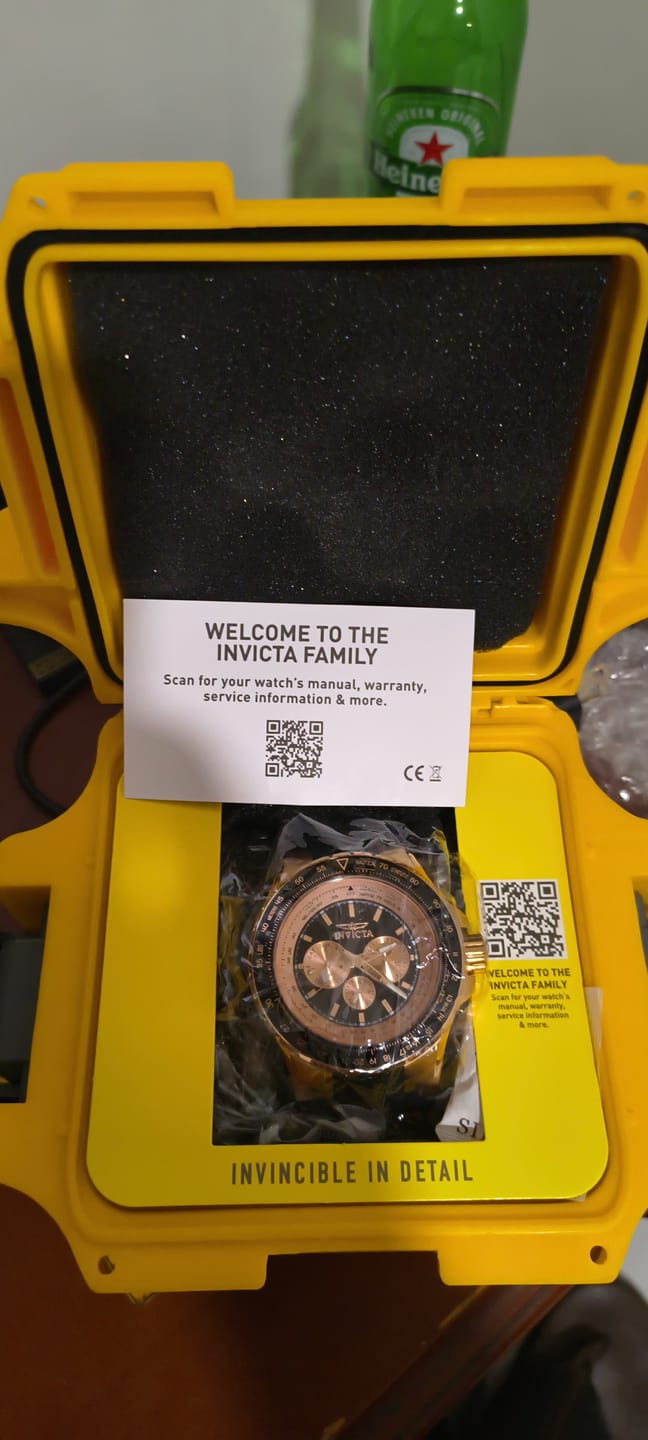 Customer photo review of Reloj Deportivo Para Hombre Invicta Aviator 39265 - Oro Rosa