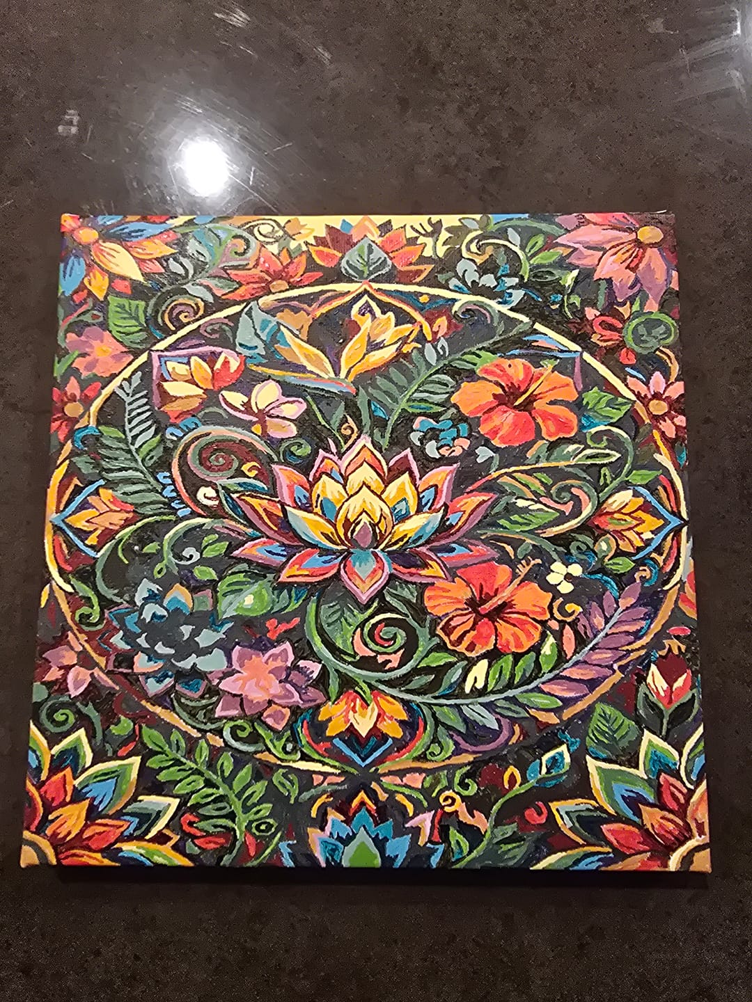 Customer photo review of Lotus Garden Mandala
