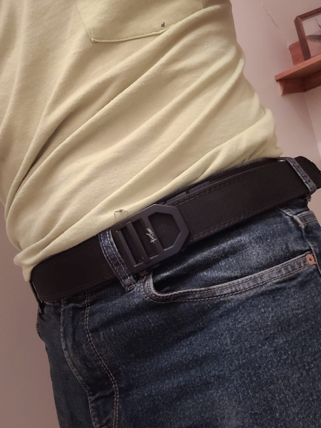 Customer photo review of Christ Is King Tactical Belt