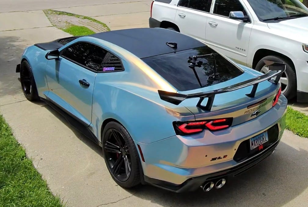 Customer photo review of 2019-2025 CHEVY CAMARO UMBRA LED TAILLIGHTS GLOSS BLACK/SMOKE LENS