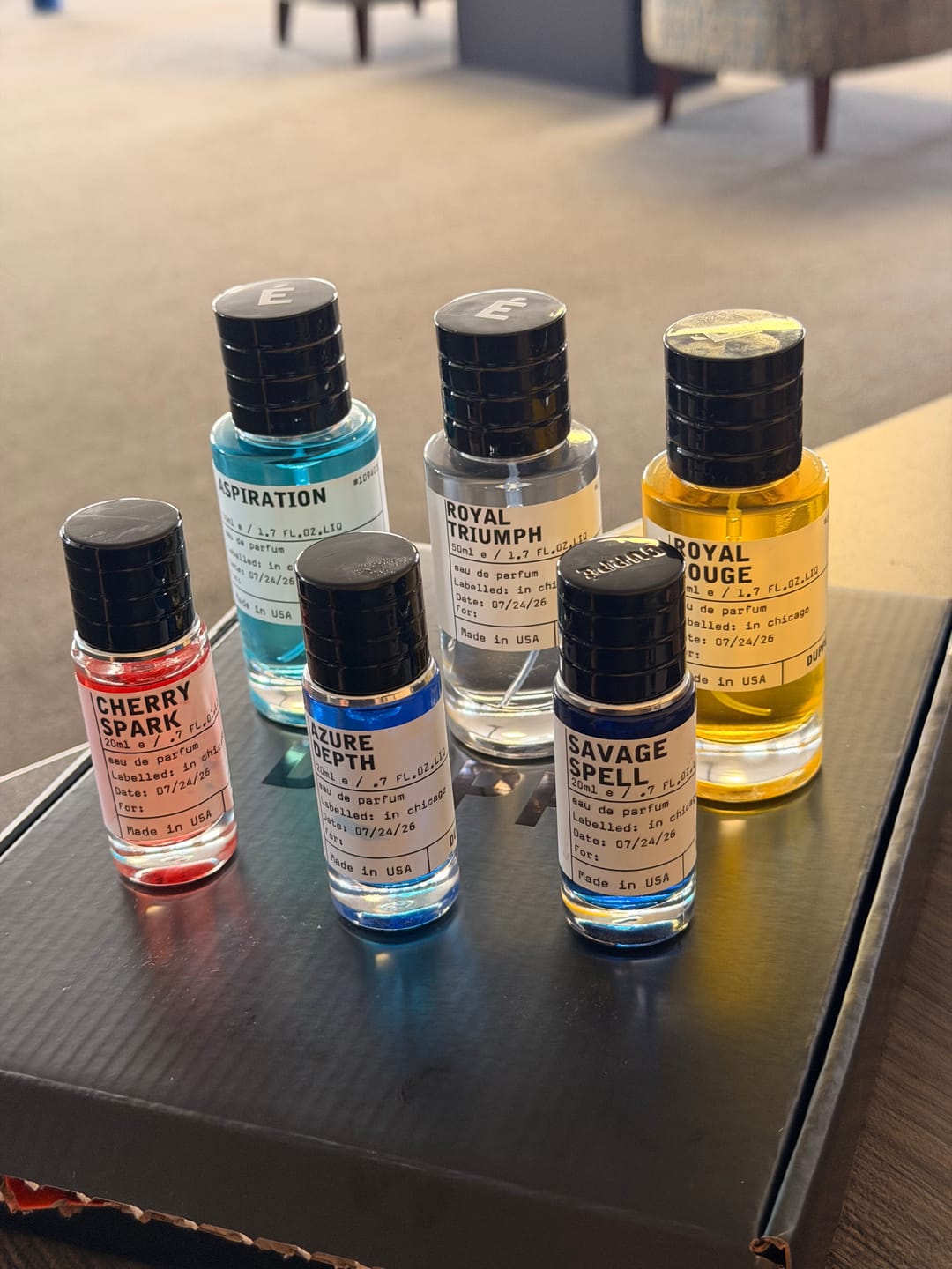 Customer photo review of 6 Scents. 1 Affordable Price.