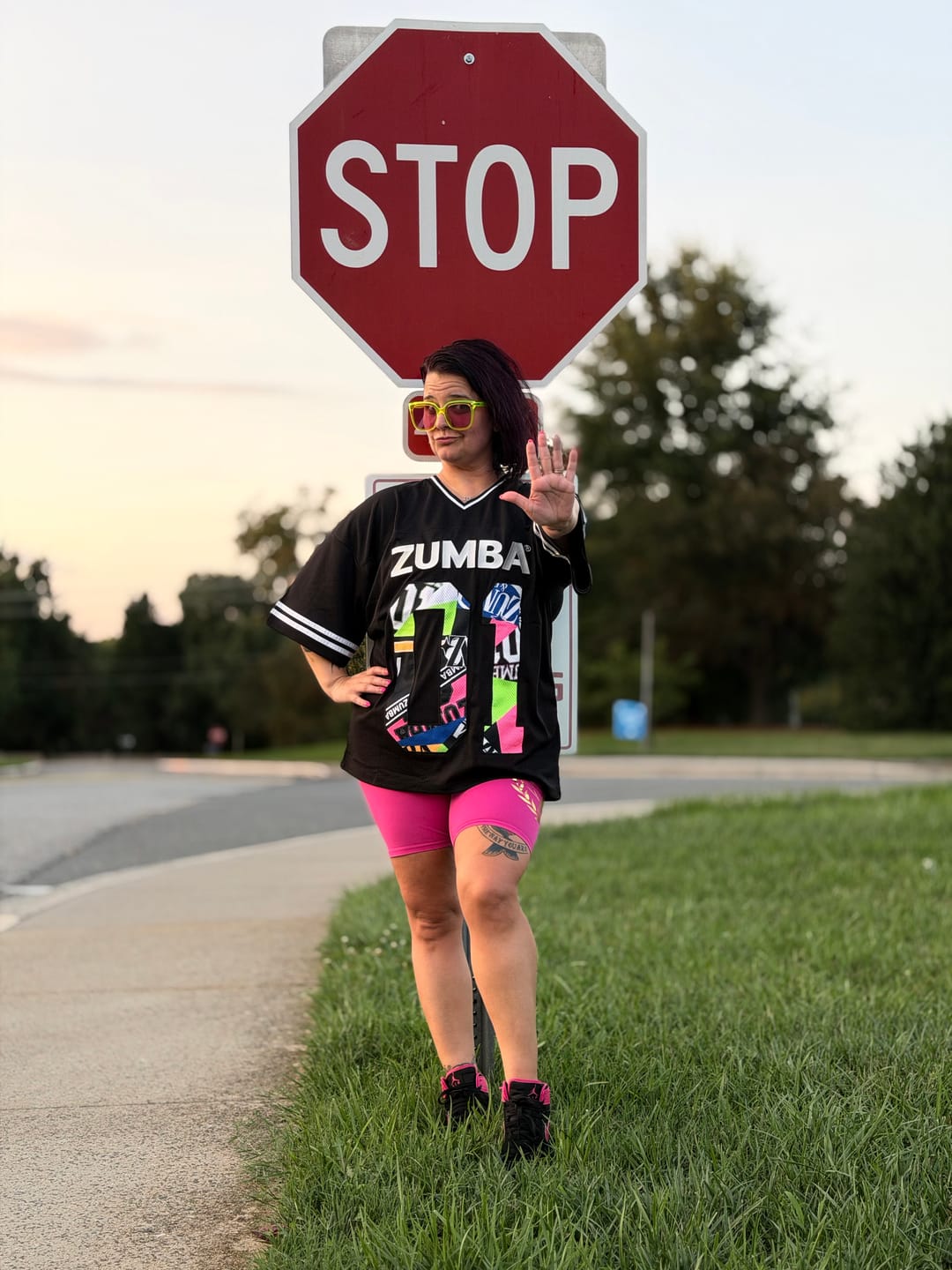 Customer photo review of Dale-Z Oversized Sports Jersey