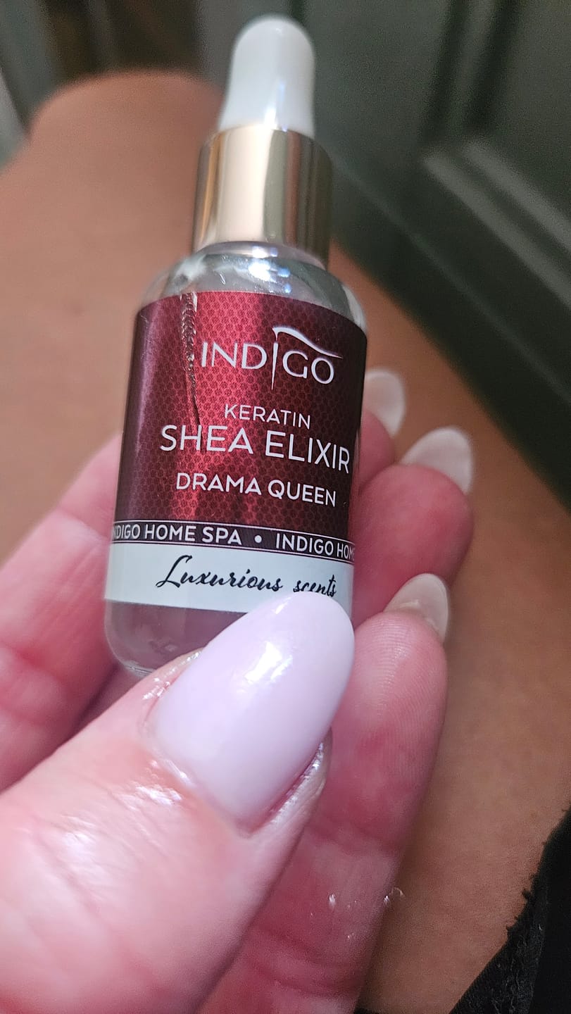 Customer photo review of Keratin Shea Elixir Drama Queen 8Ml