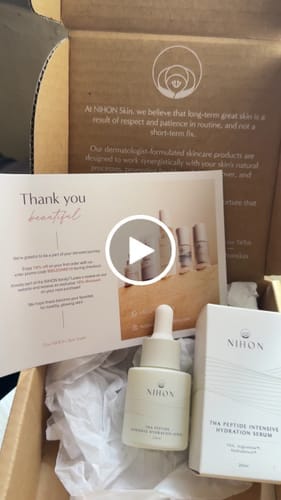 Customer photo review of 7HA Peptide Intensive Hydration Serum