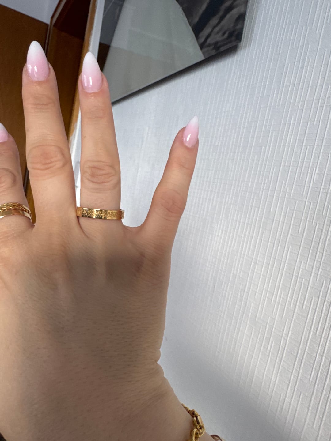 Customer photo review of "Gewiss, mit der Erschwernis, kommt die Erleichterung" Ring