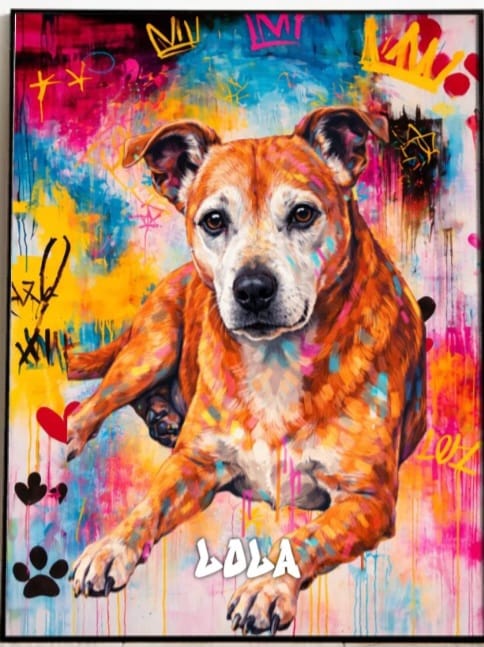 Customer photo review of Graffiti -  Personalised Poster