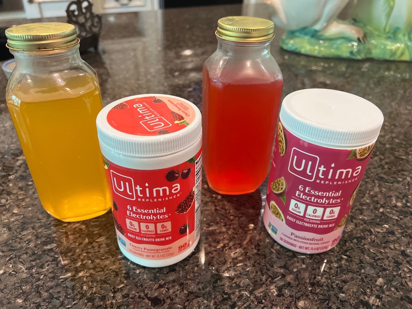 Customer photo review of Cherry Pomegranate Electrolyte Hydration Powder - 90 Serving Canister