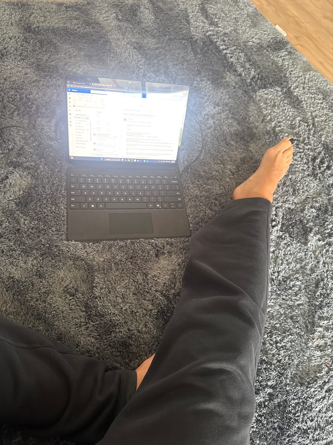 Customer photo review of Shaggy Relax Mat - 1.4" Thick Foam Base