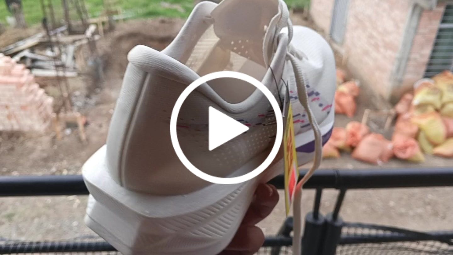 Customer video review of Asics Sonicblast Hombre Cream Blue Fade