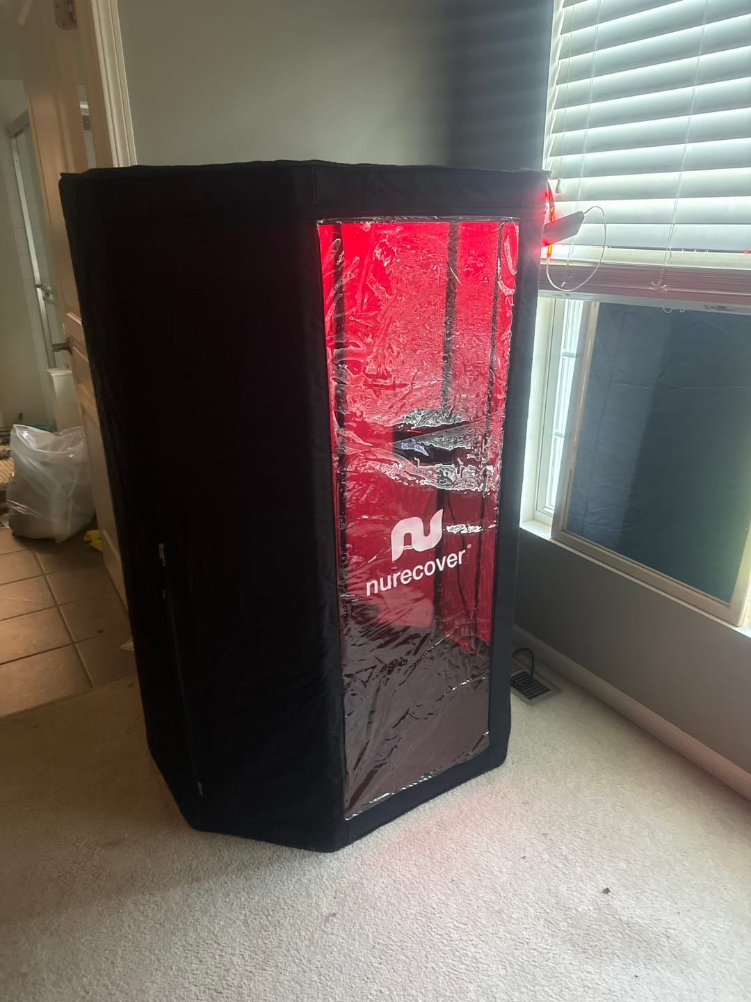 Customer photo review of SaunaPro® Clinical-Grade At-Home Red-Light Sauna