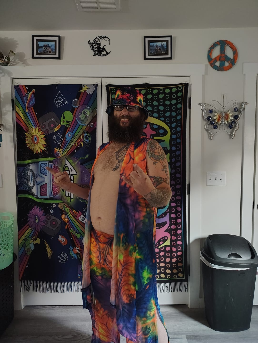 Customer photo review of To Dye For Mesh Male Vest Set