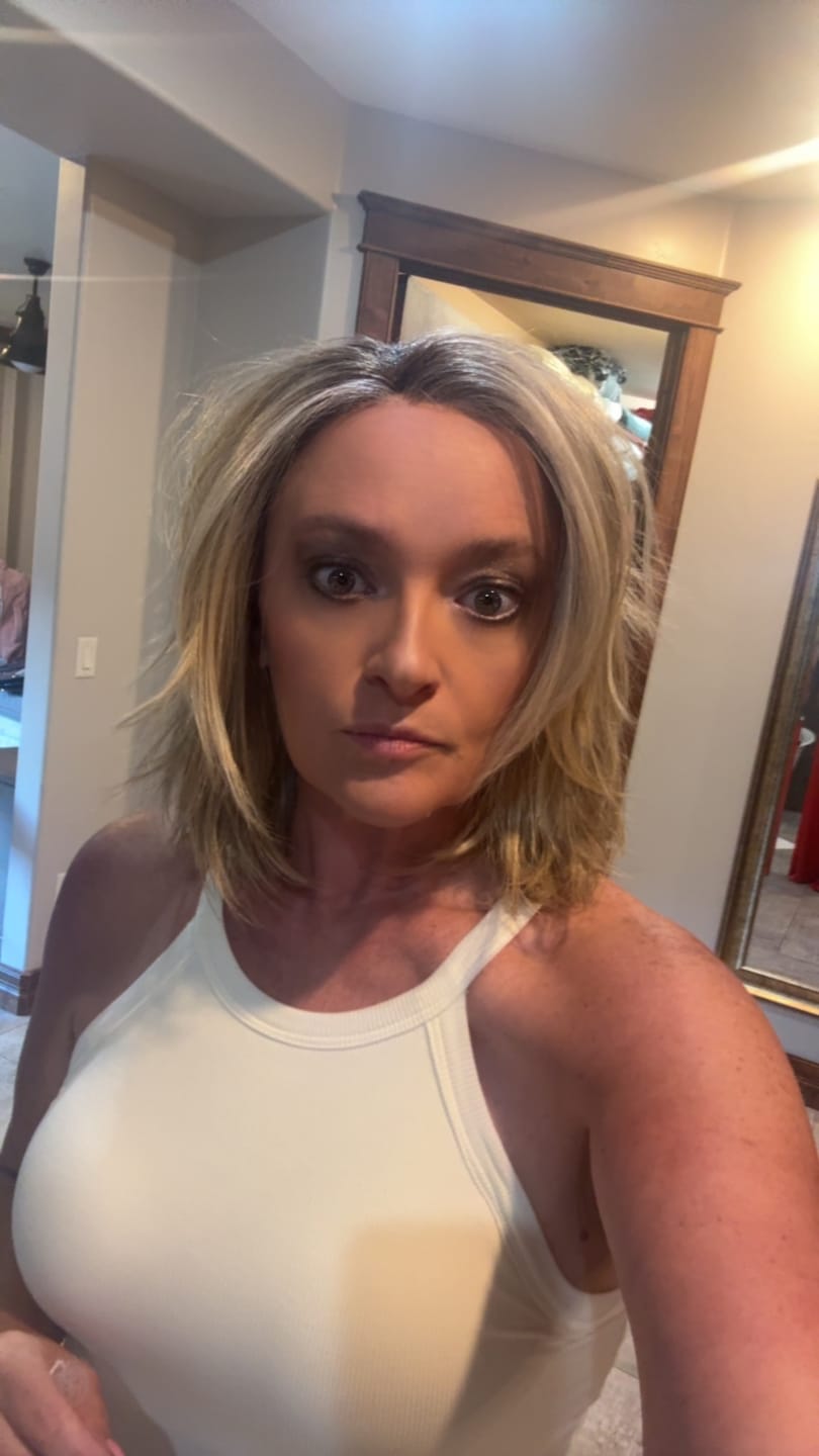 Customer photo review of TAKING FLIGHT - Sunlit Beige Blonde