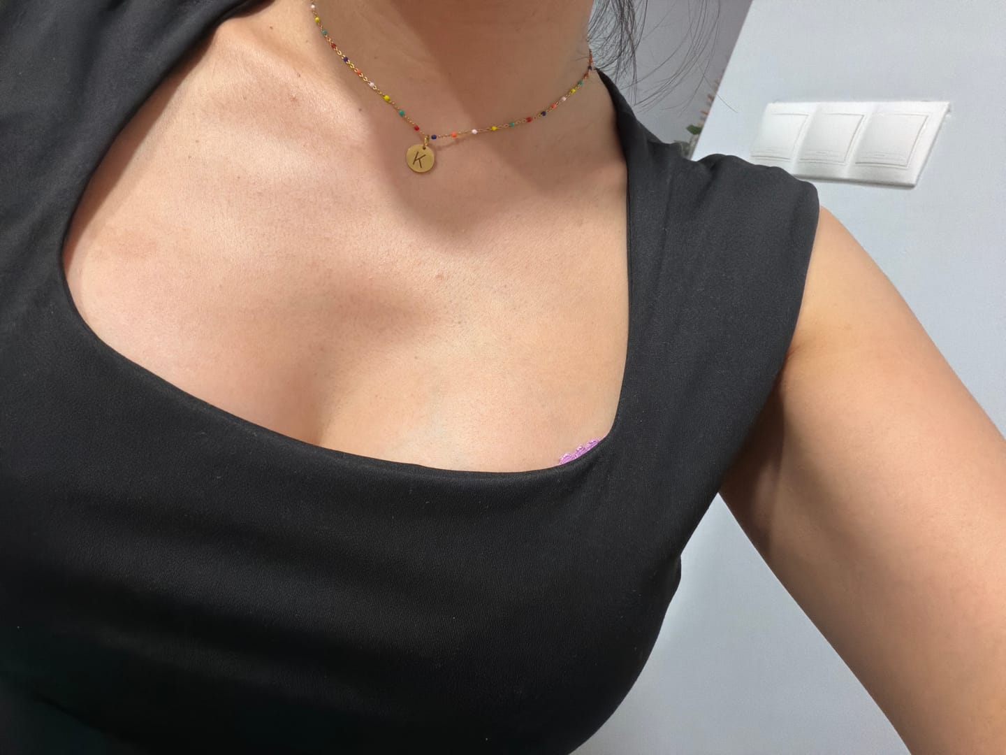 Customer photo review of Collar Letras ABC