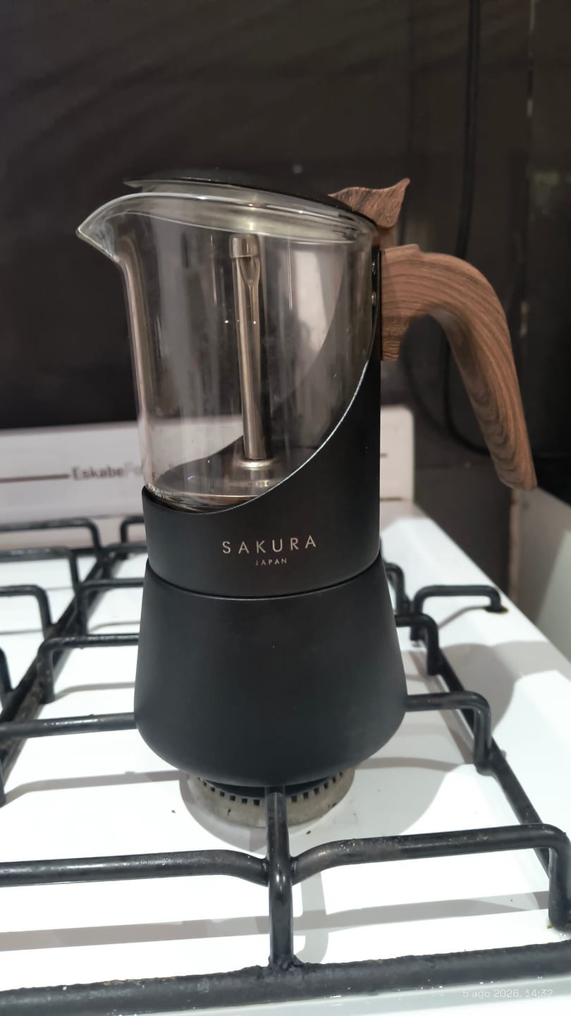 Customer photo review of Cafetera Moka Sakura Nordik