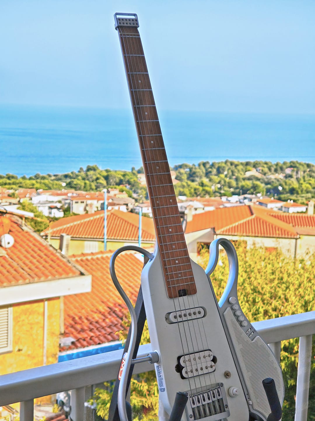 Customer photo review of Donner HUSH X LIVE Chitarra da viaggio  (disponibile anche in edizione MIYAVI)