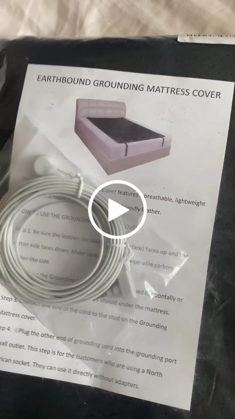 Customer video review of Earthbound® Grounding Mattress Pad