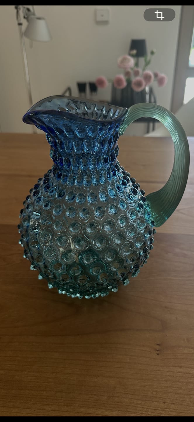 Customer photo review of Ocean Hobnail Jug