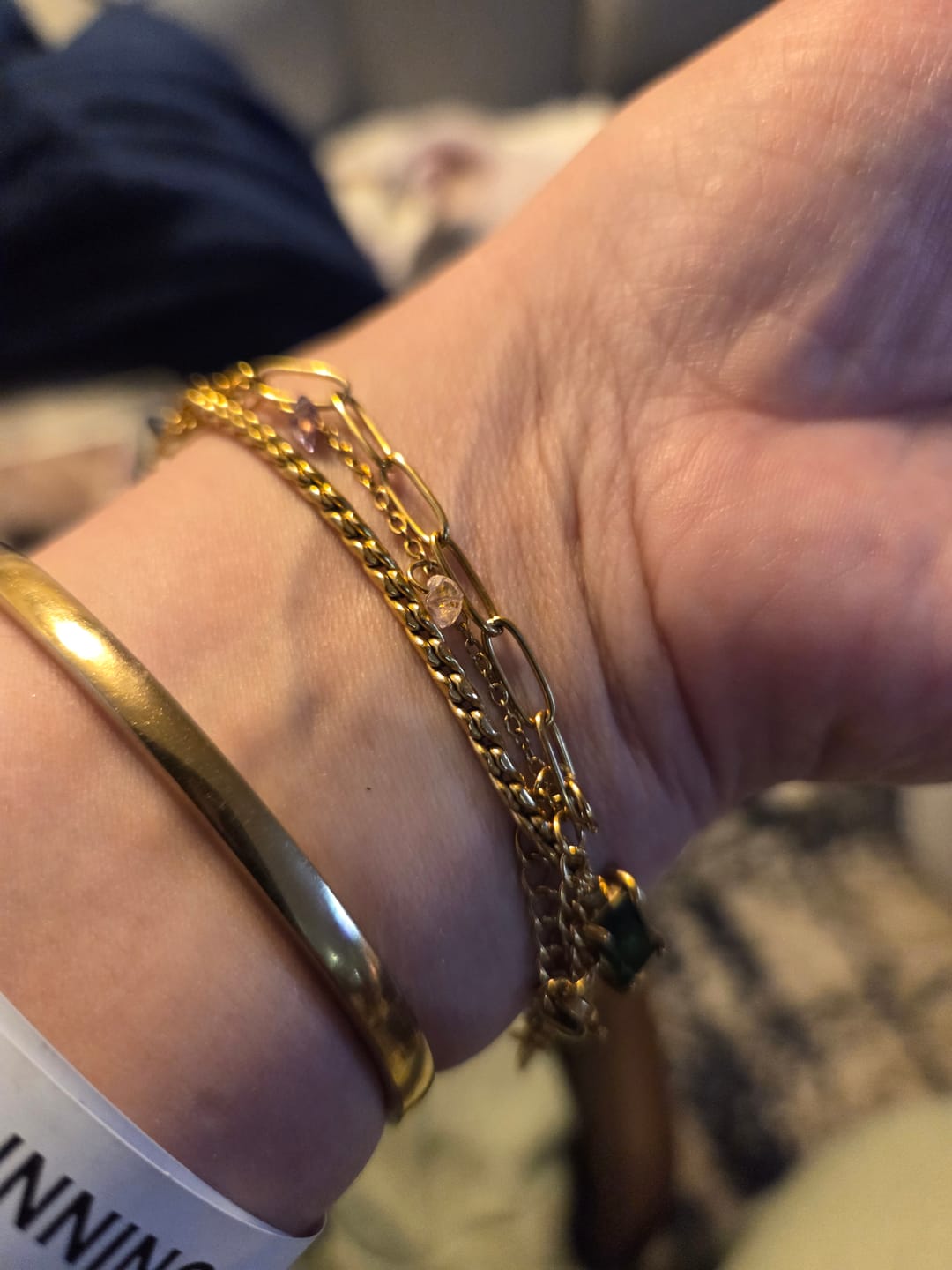 Customer photo review of Maui Paperclip Bracelet