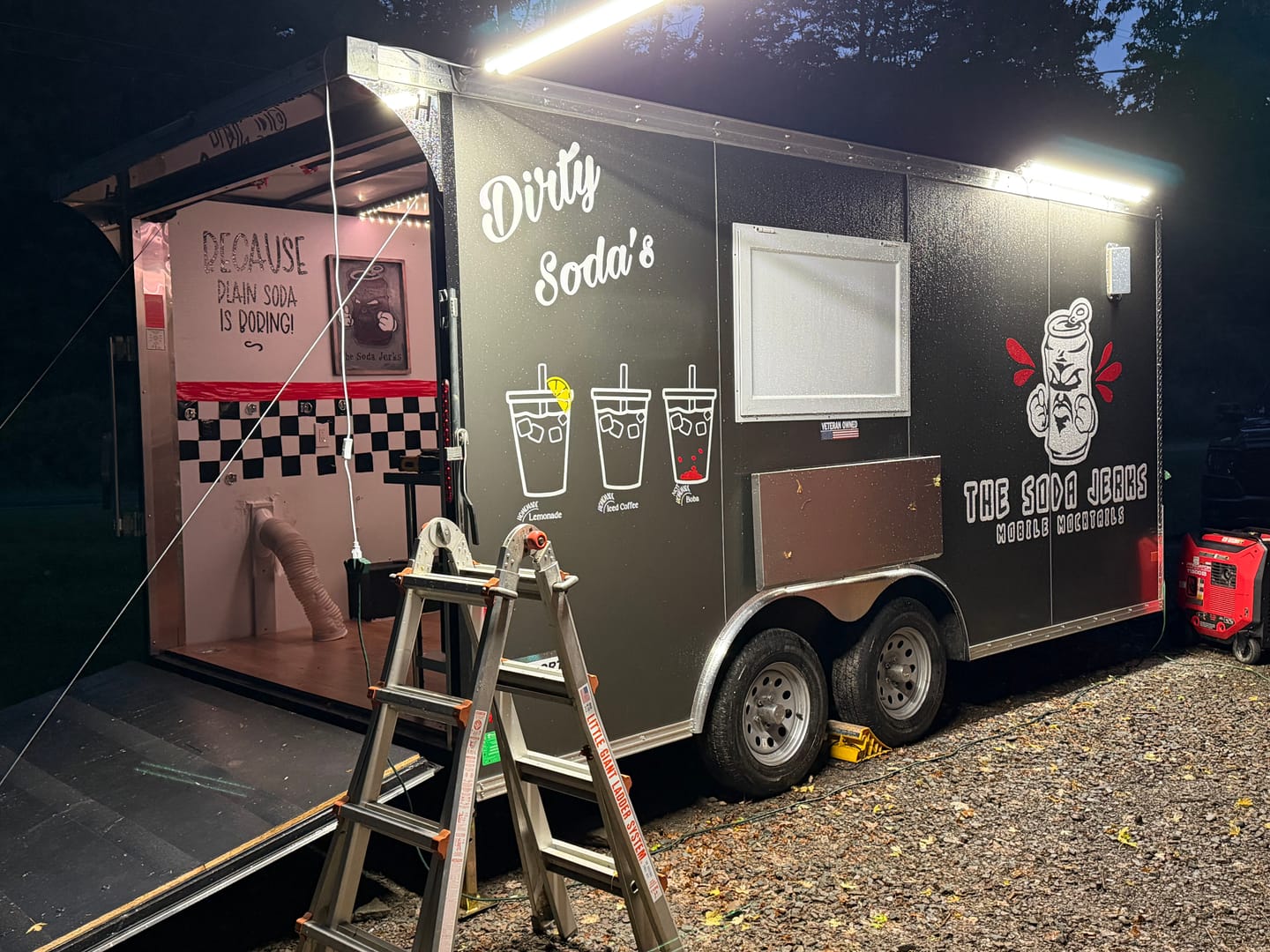 Customer photo review of Food Truck Side Mount Light - 10,000 Lumens