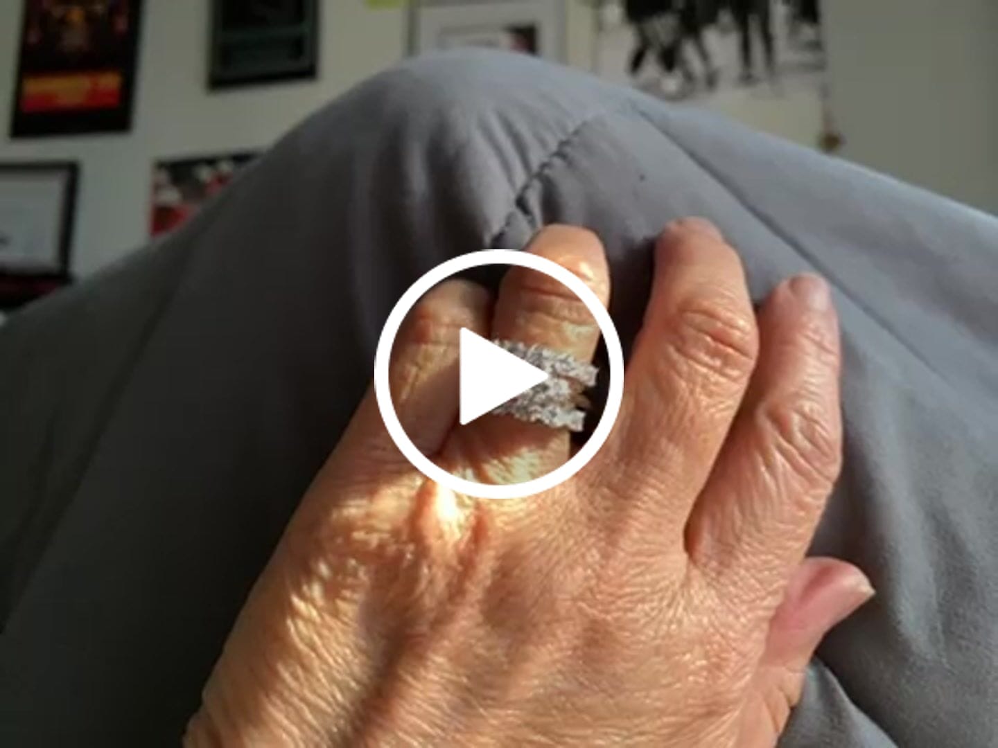Customer video review of 3-Stone 0.8ct CZ Ring in Sterling Silver