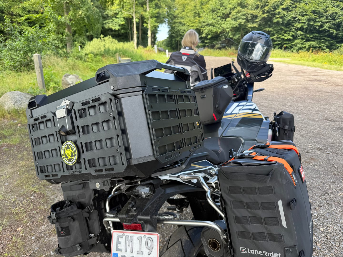 Customer photo review of MotoBags – Semi-Rigid Motorcycle Bags