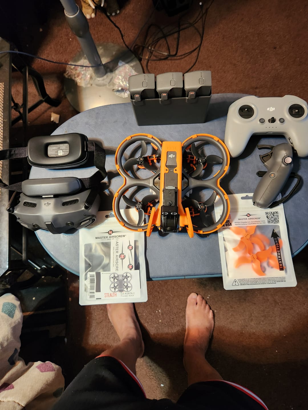Customer photo review of DJI Avata 2 STEALTH Upgrade Propellers - x4 Orange