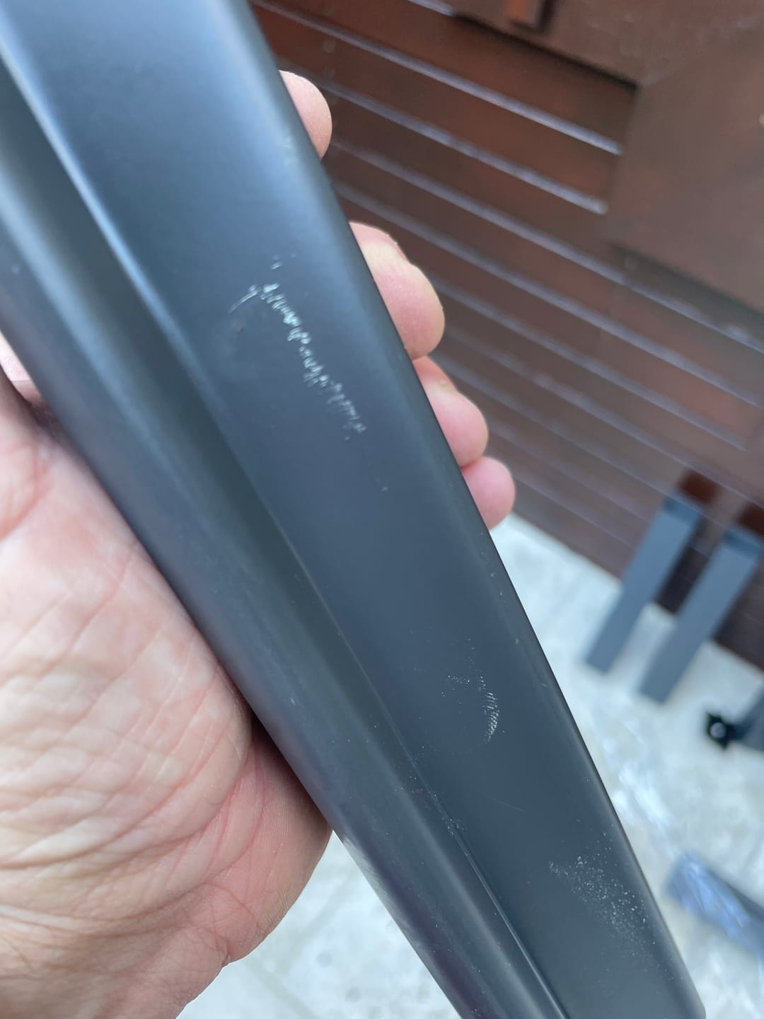 Customer photo review of Colorbond Post Type B 50mm - Gramline
