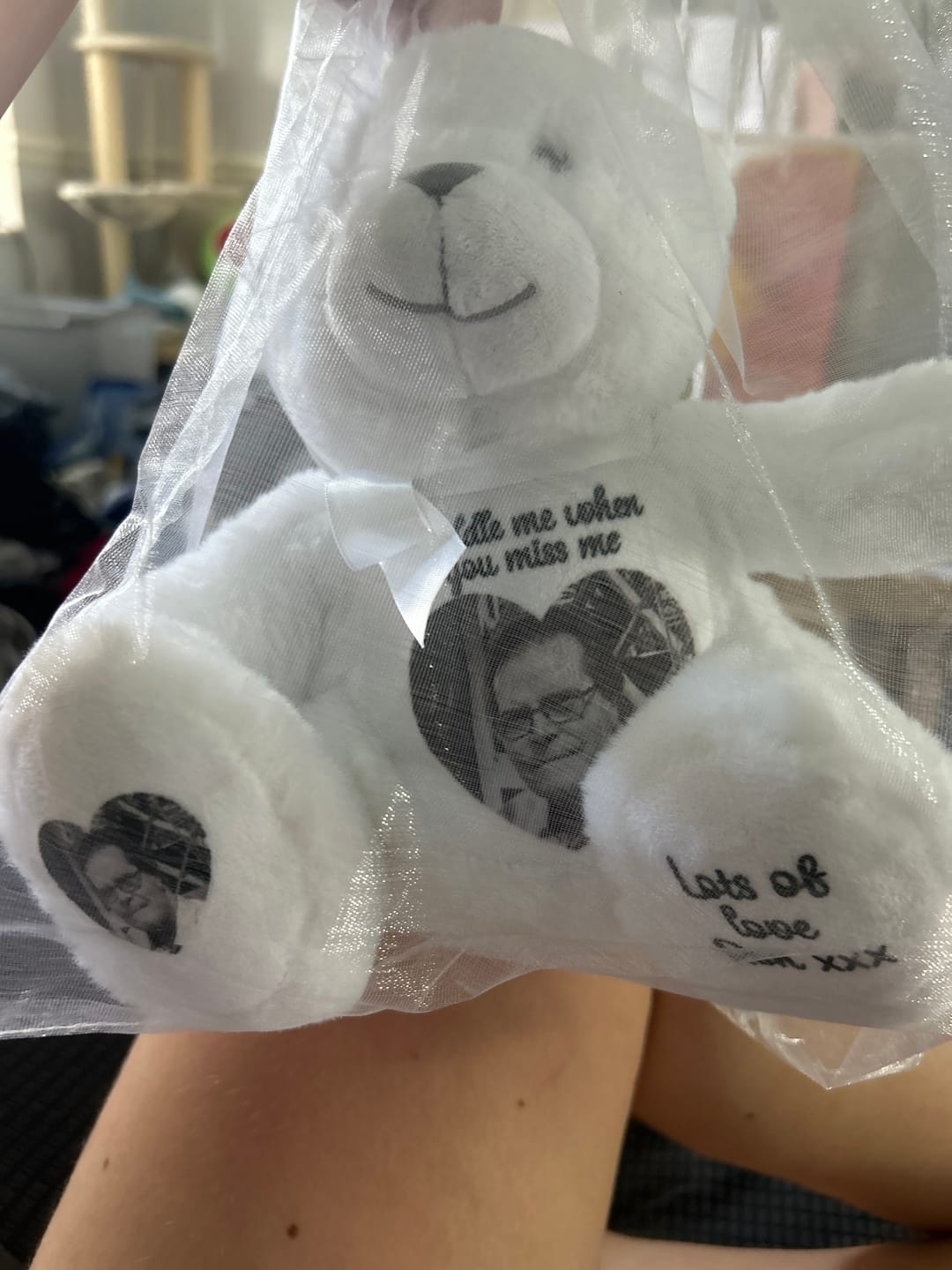 Customer photo review of Item Personalisation