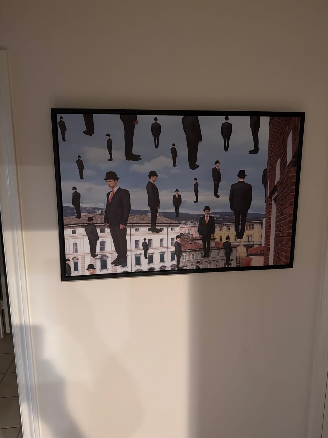 Customer photo review of Magritte Men Cityscape