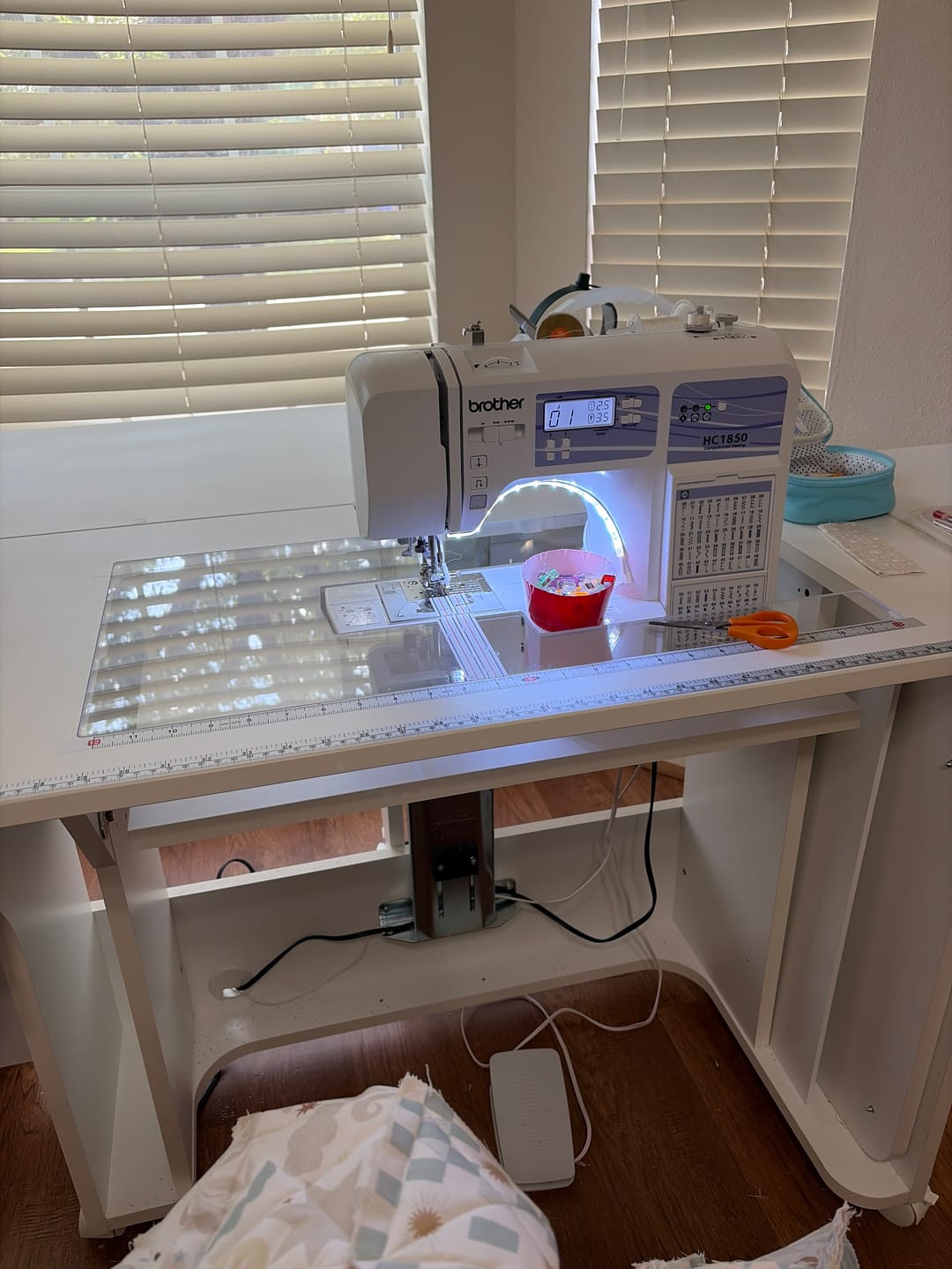 Customer photo review of Horn of America Custom Sewing Machine Insert