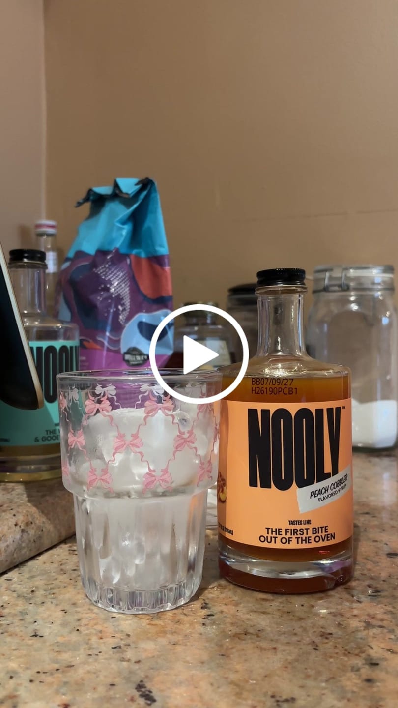 Customer video review of Peach Cobbler