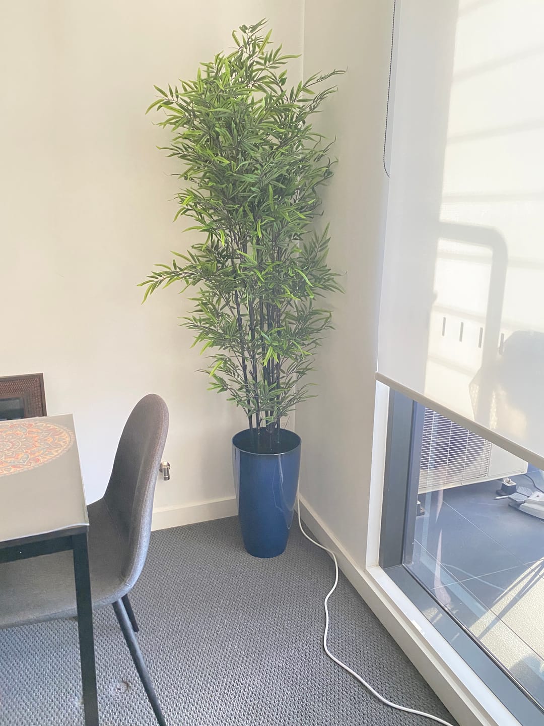 Customer photo review of Premium Dense Artificial Black Bamboo 180cm