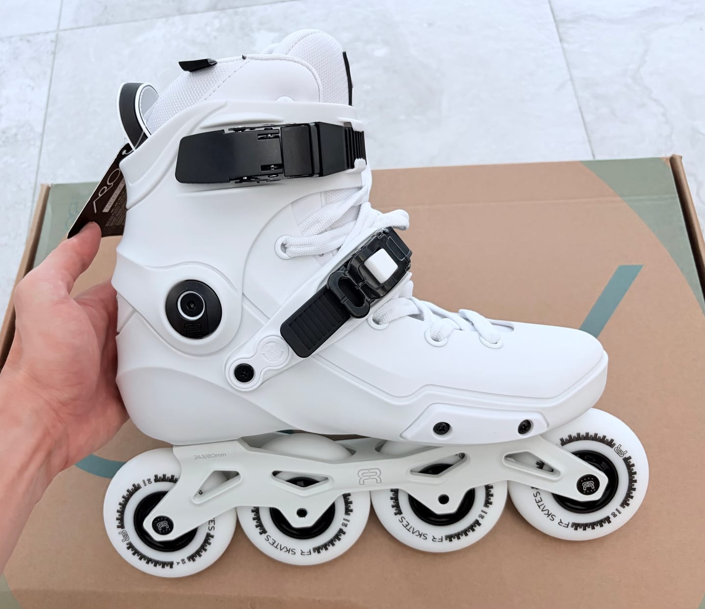 Customer photo review of FR Neo 2 80 White Skates
