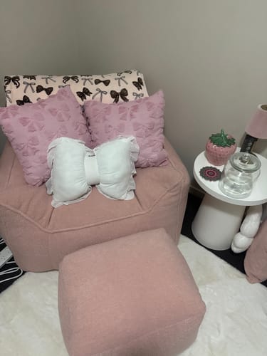 Customer photo review of DODO BEAN BAG - TEDDY FLEECE BEIGE