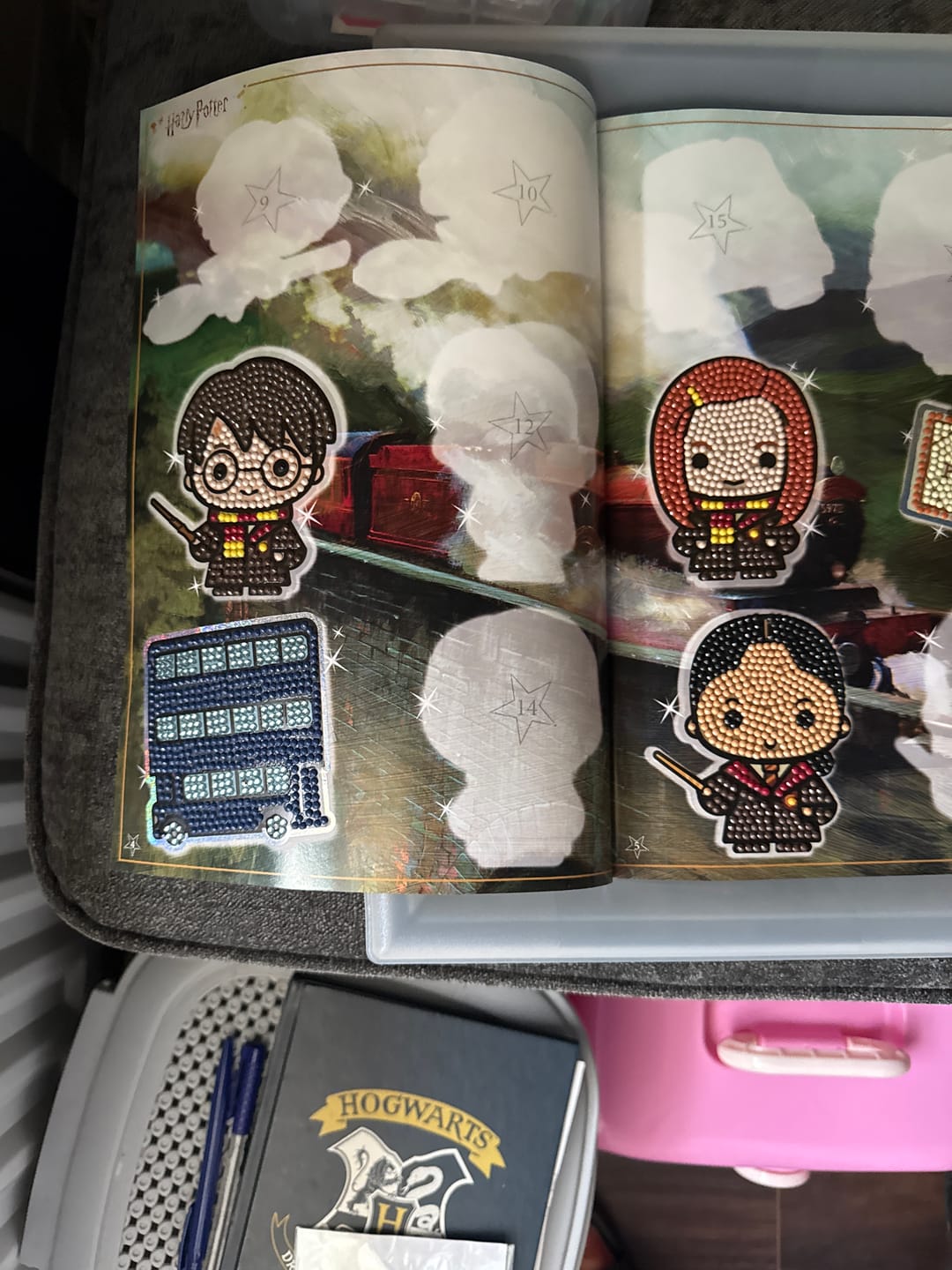 Customer photo review of Harry Potter Crystal Art Sticker Pack