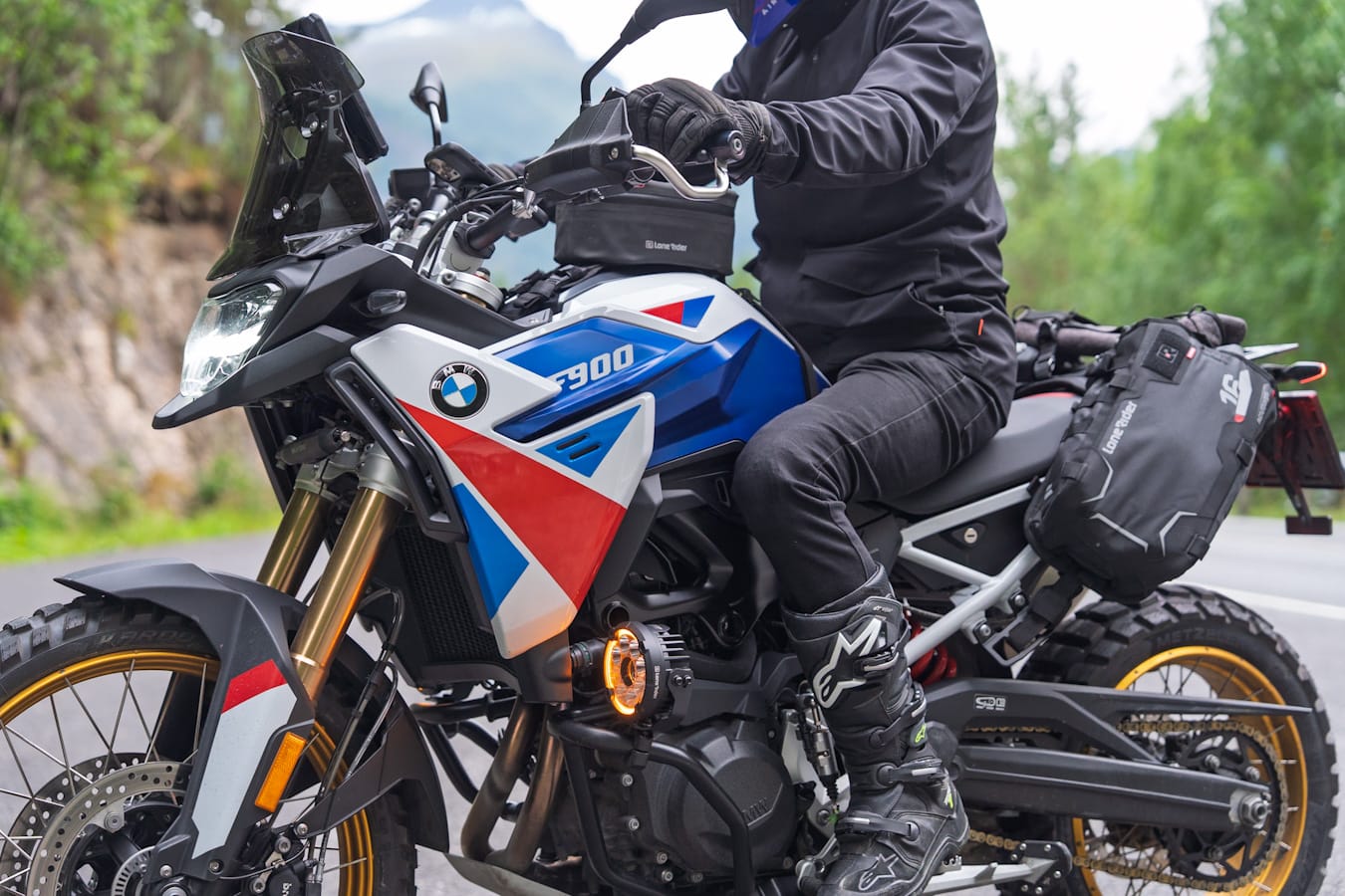 Customer photo review of ADVBags 16 – Rackless Saddle Bags