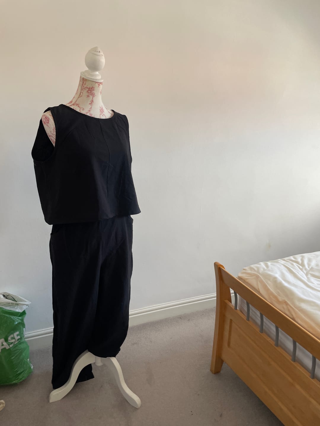 Customer photo review of Linen Feel 100% Cotton Fabric